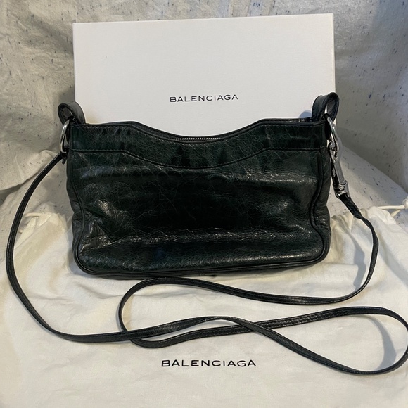 Balenciaga Dark Green Hip Bag - Picture 2 of 11